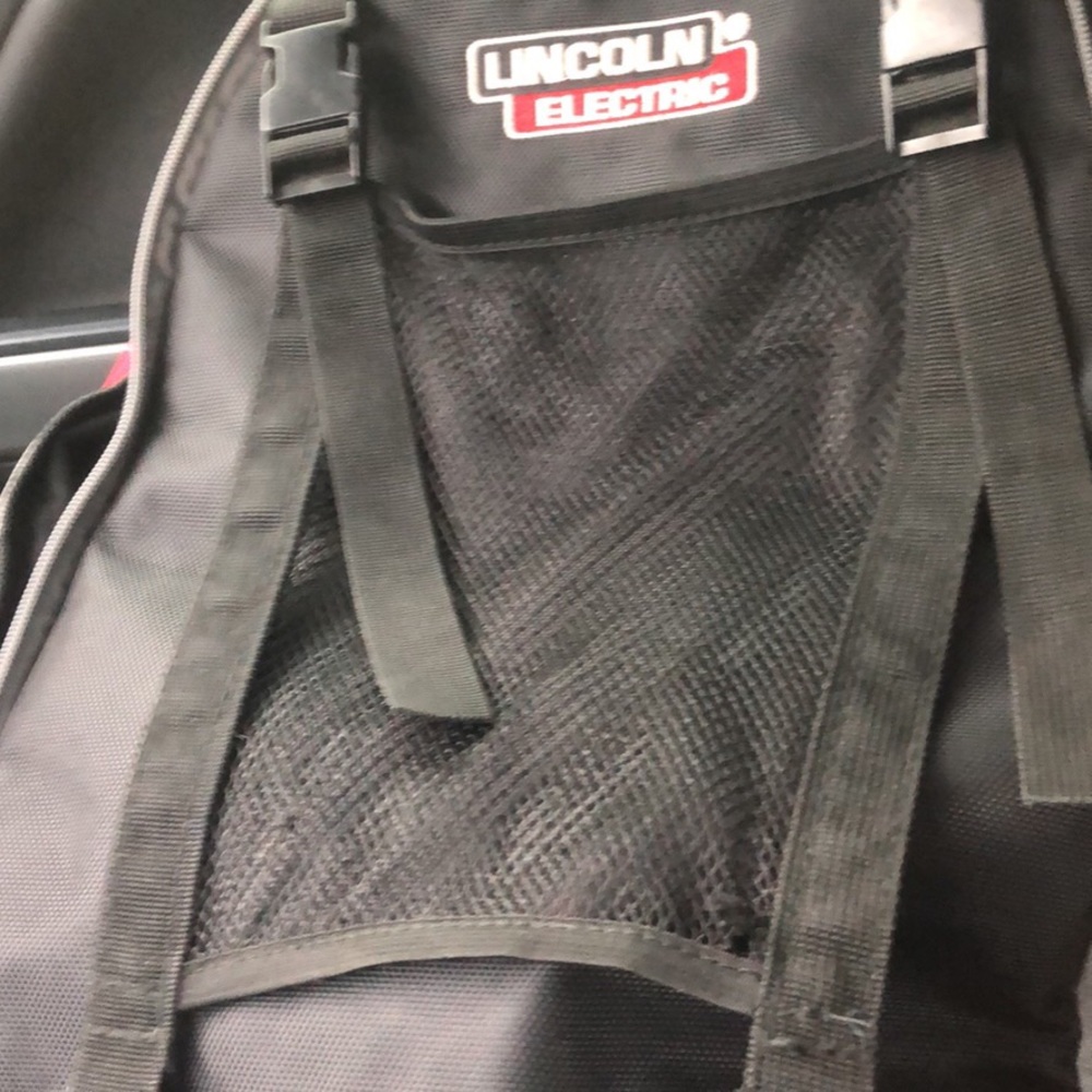 Lincoln welding backpack